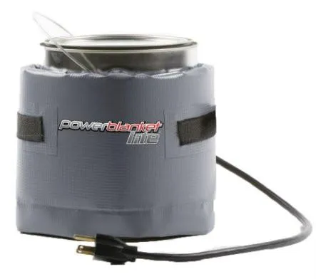 1 Gallon Bucket/Pail Heater 75°F Fixed (120V)