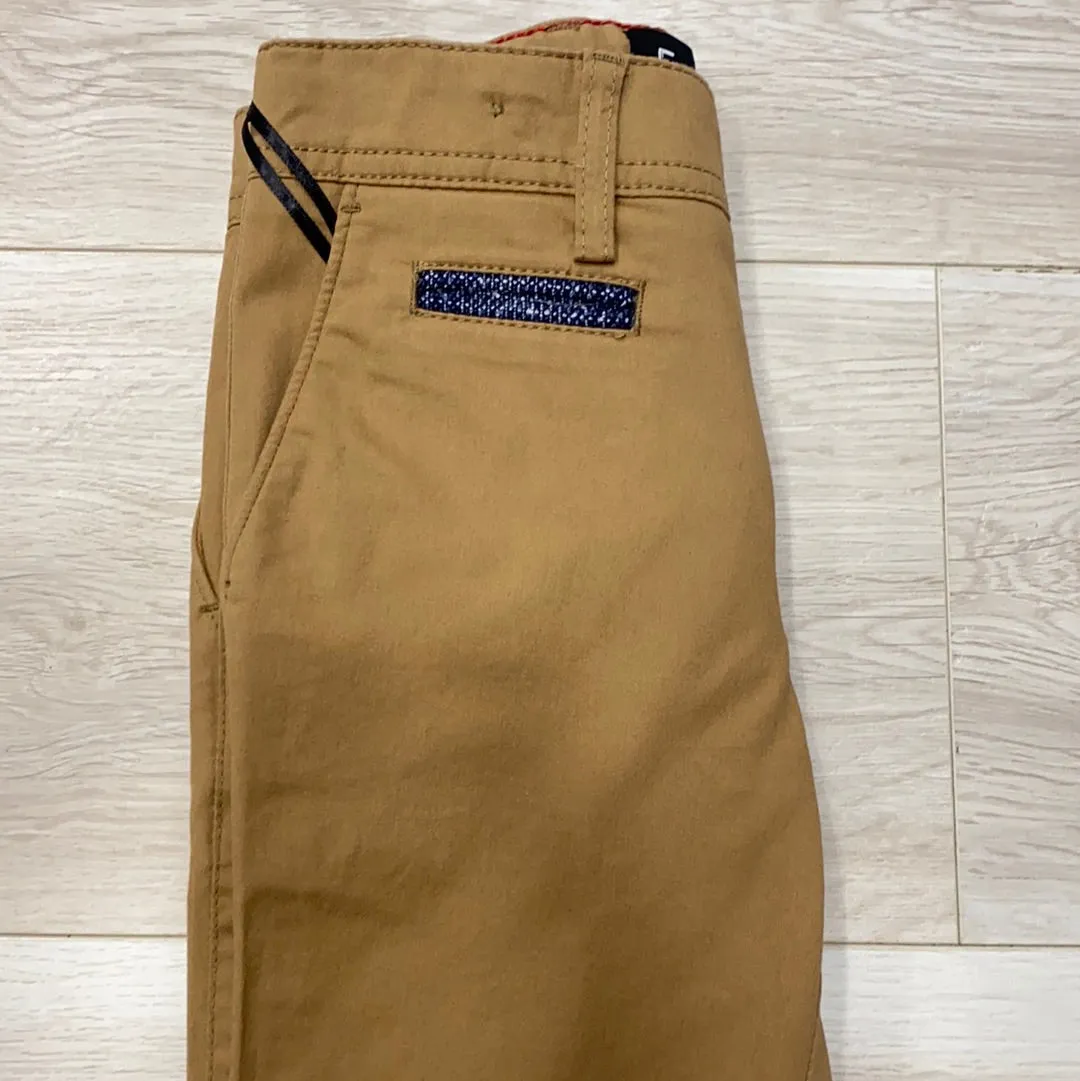 1880 Club Boys Tan Straight Leg Chino