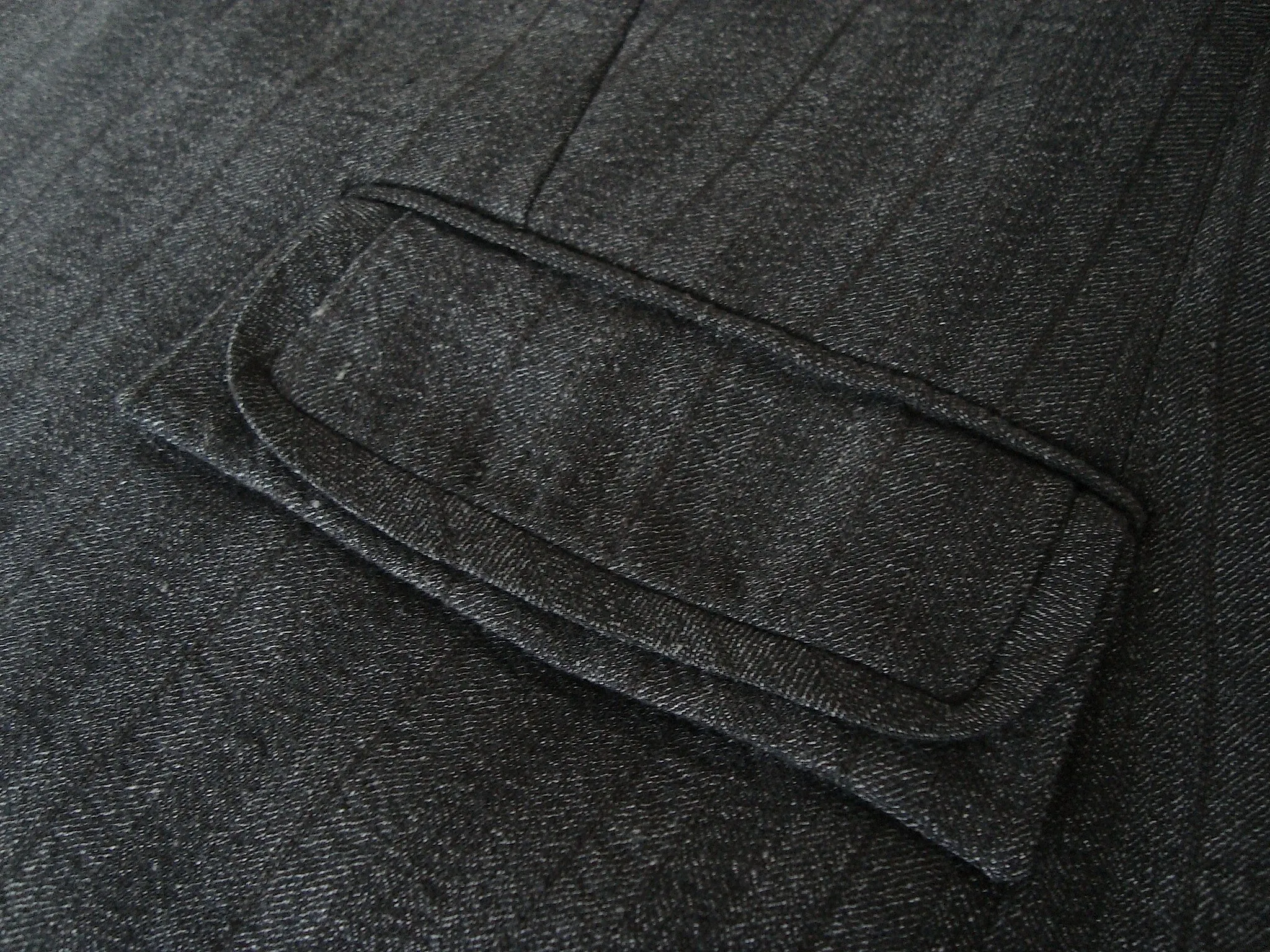 2008 'Portrait' Linen/Wool Blazer Jacket with Piping Details