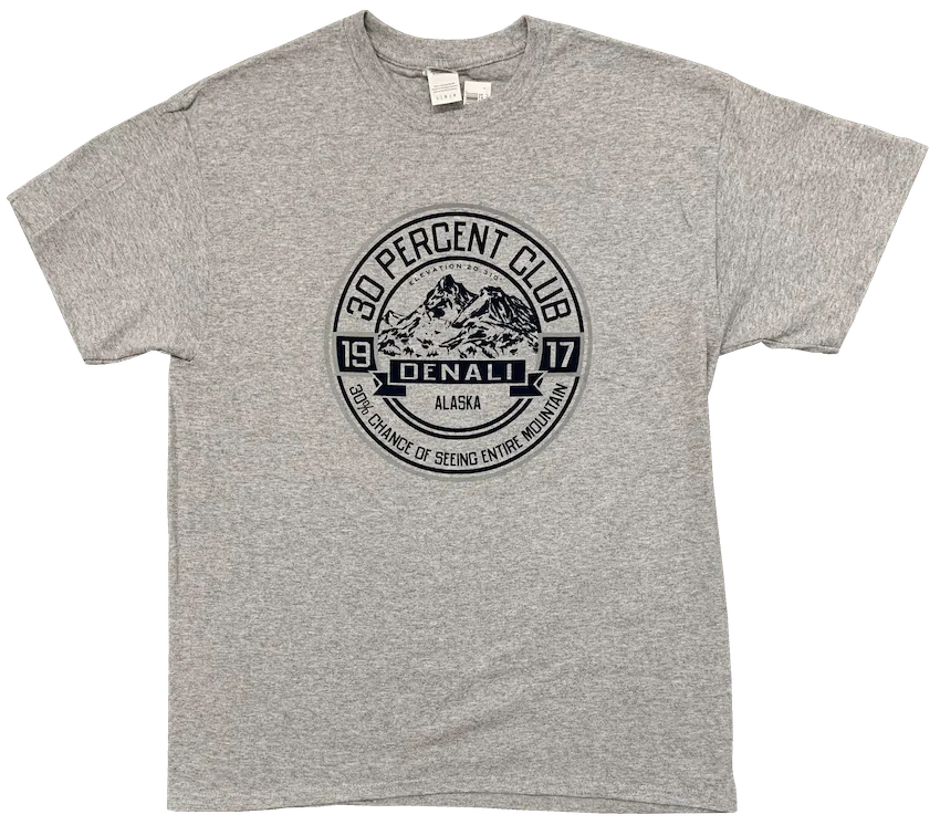 30 Percent Club Denali Alaska T-shirt