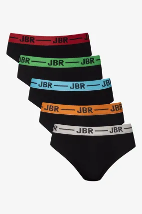 5 Pack Briefs Black