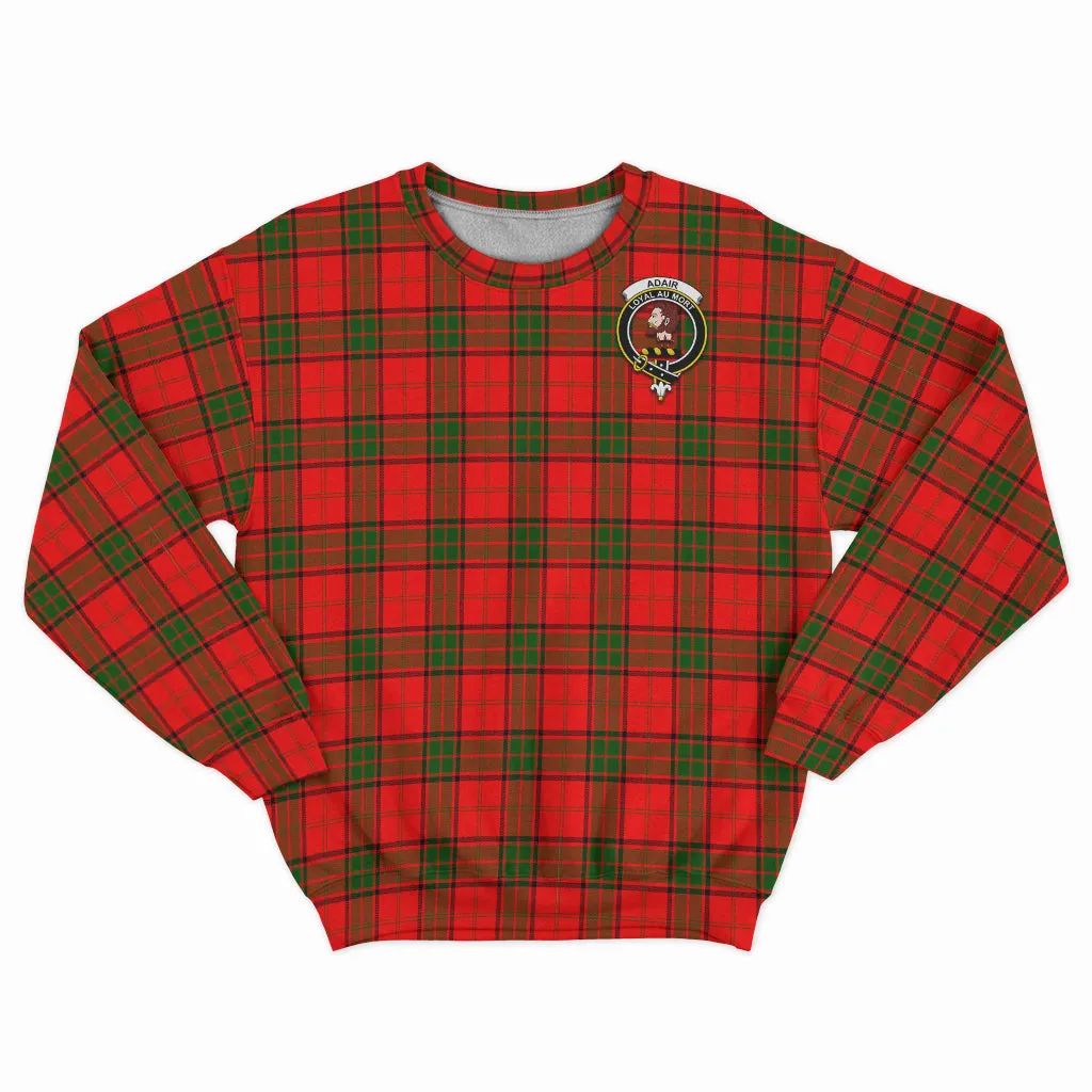 Adair Tartan Sweatshirt with Family Crest