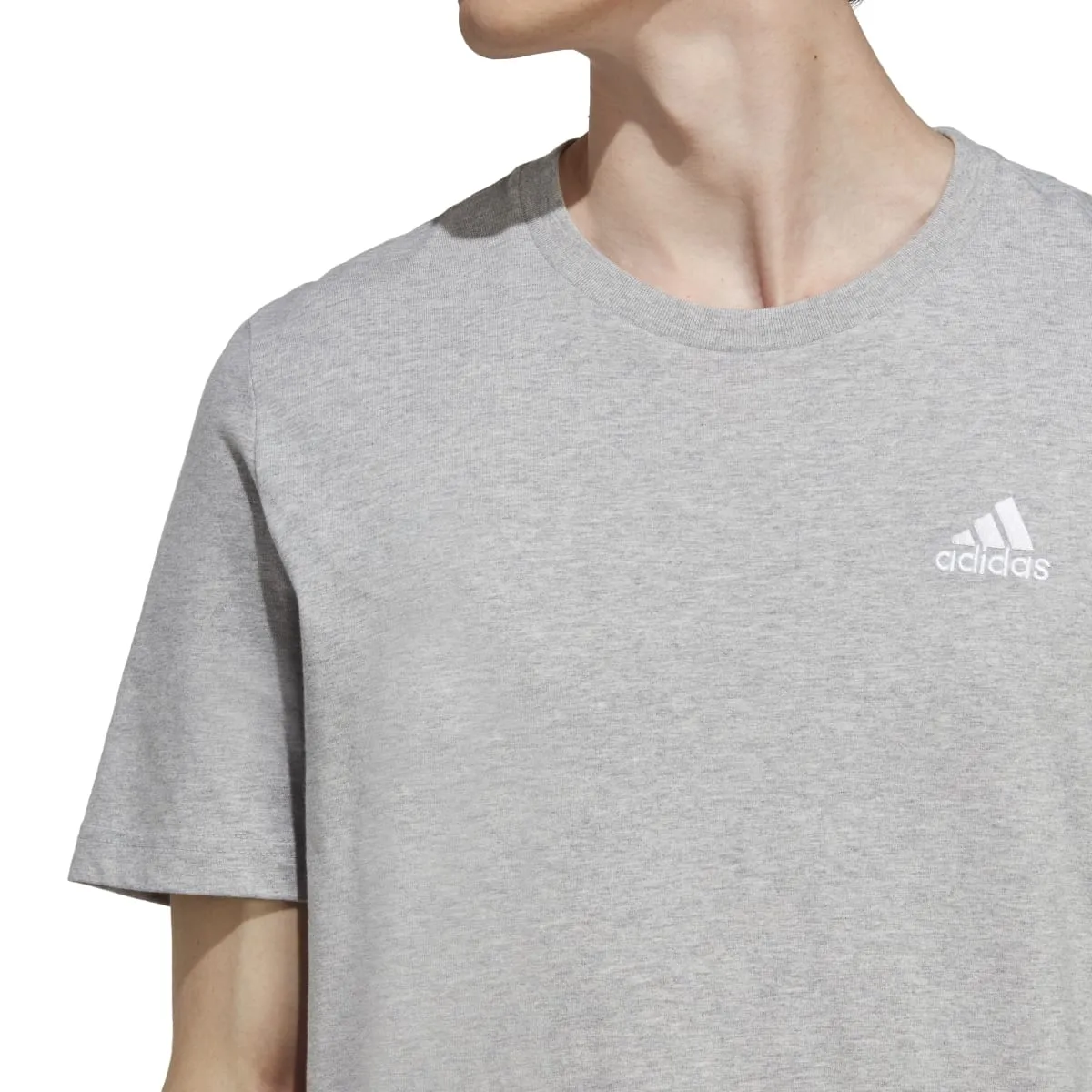 adidas Men's Short Sleeve Single Jersey T-Shirt (Tall)