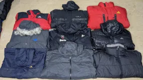 Adidas Puffer Jackets 30 pieces 95% Grade A