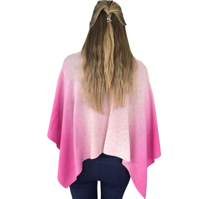 Alashan Cashmere Dip Dye Topper - Pink Combo