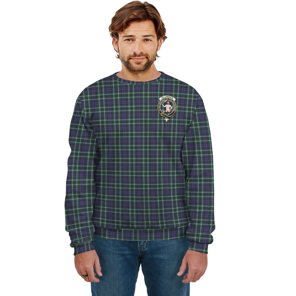 Allardice Tartan Sweatshirt with Family Crest