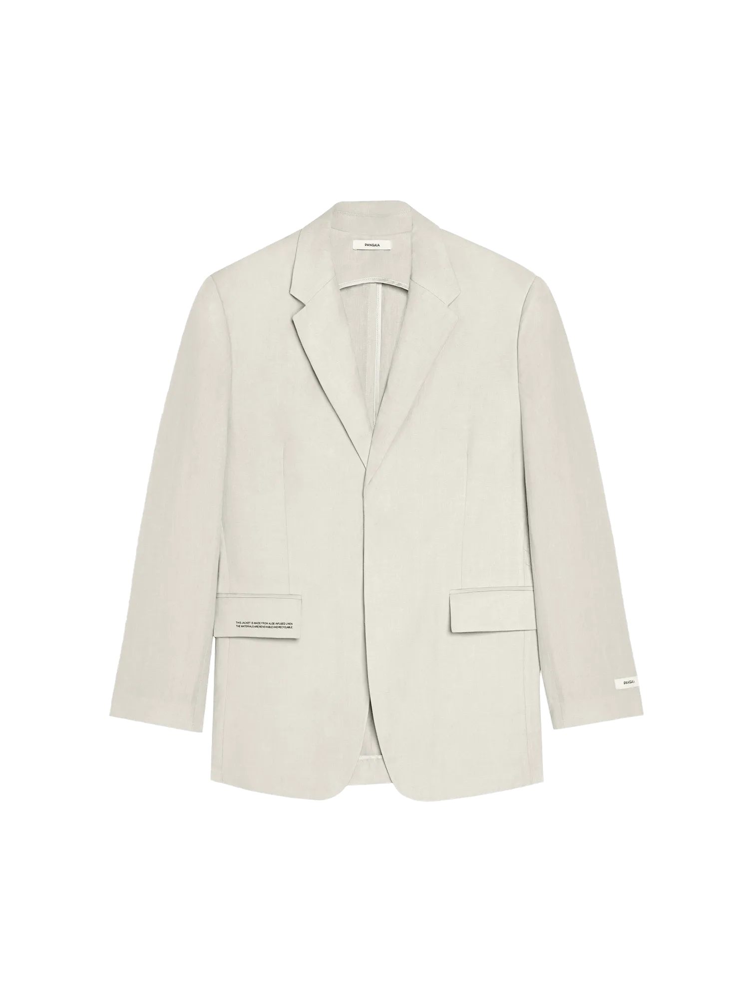 Aloe Linen Tailored Blazer—limestone