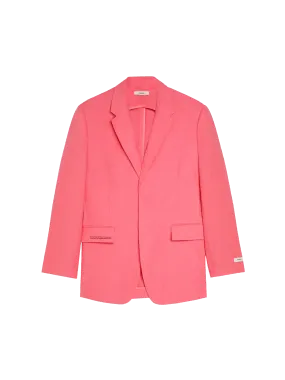 Aloe Linen Tailored Blazer—lotus pink