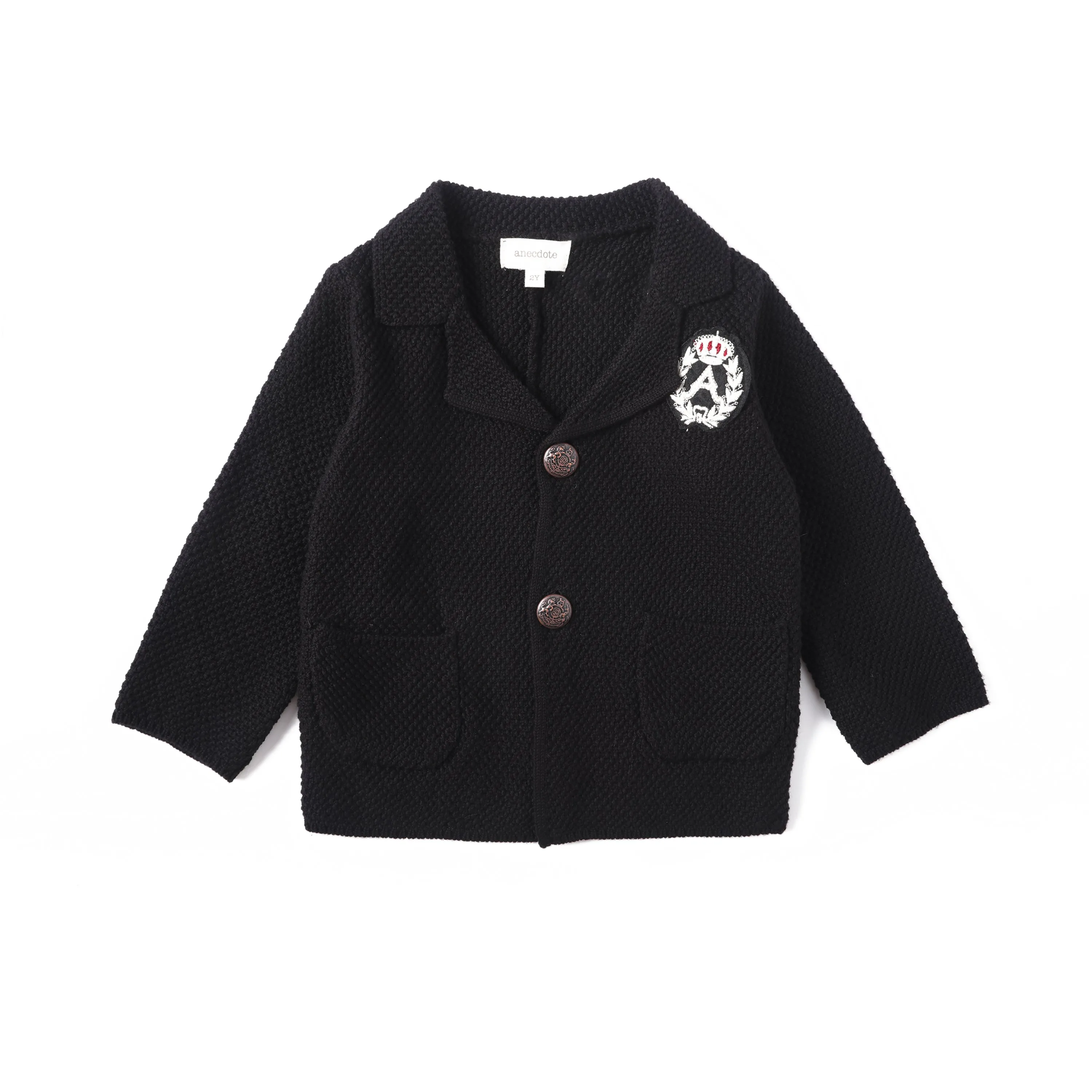 Anecdote Black Knit Blazer- size up one size