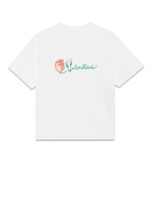 Anya Flower Logo T-shirt - White