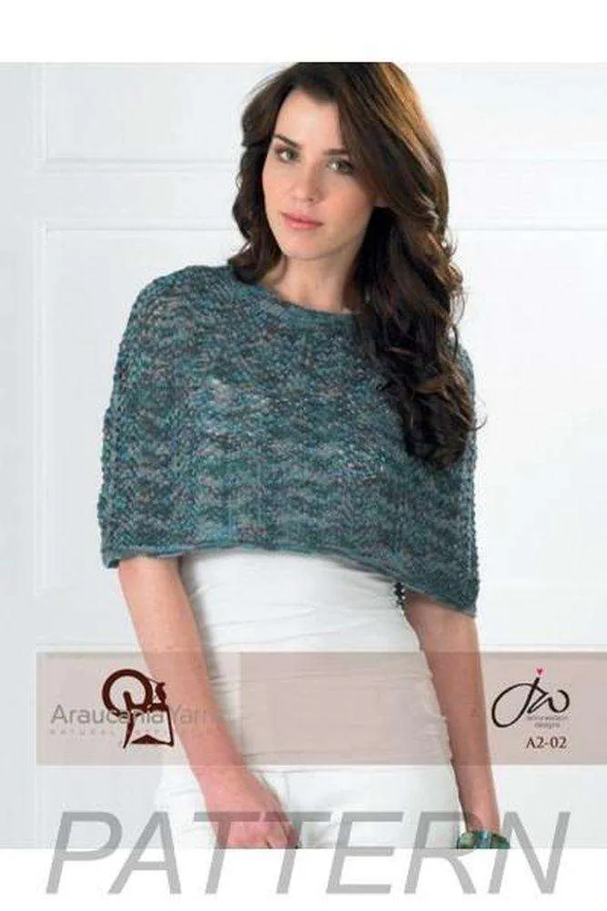 Araucania Yarns Ucayali Lace Poncho PATTERN ONLY