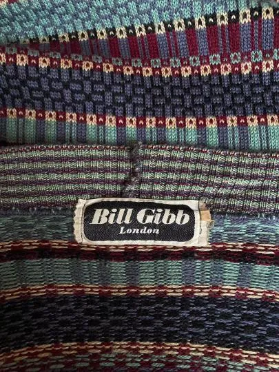 ARCHIVE - 1974 Documented Bill Gibb Piano Key Pattern Five Piece Ensemble