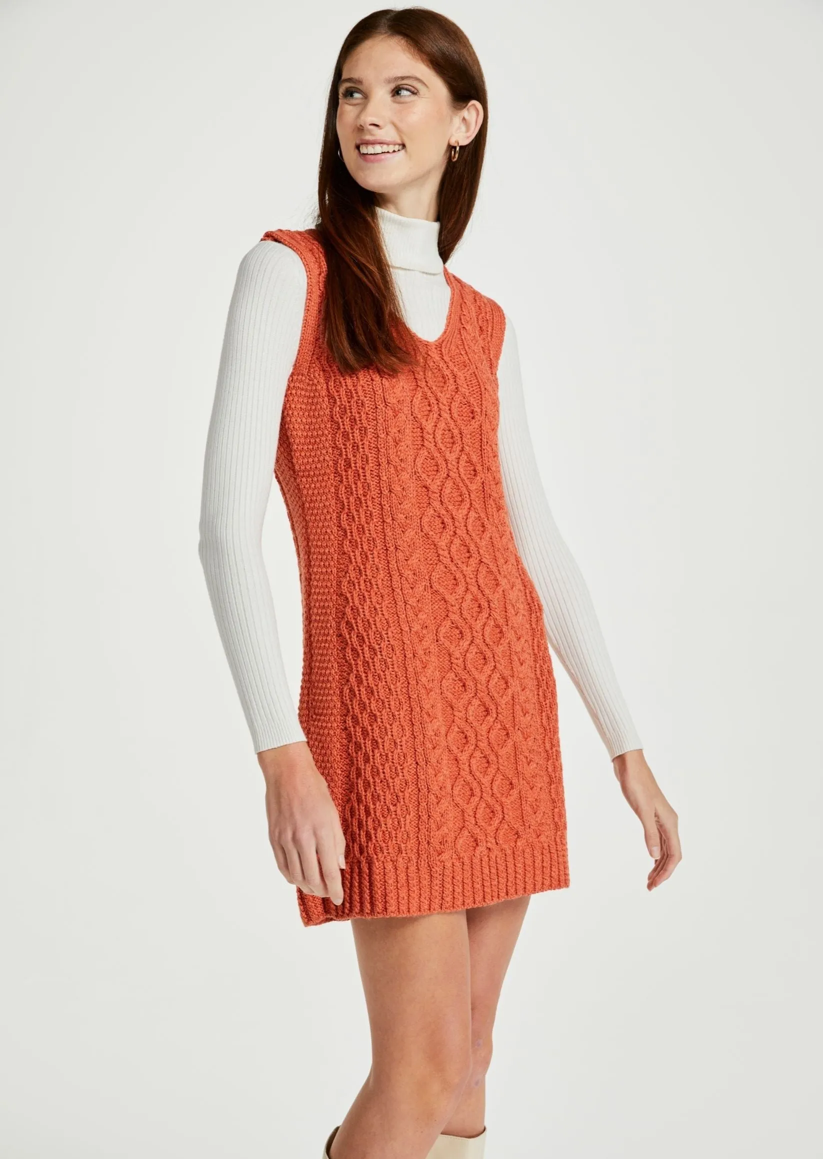 Ardmore Aran Ladies Sleeveless Dress | Clearance