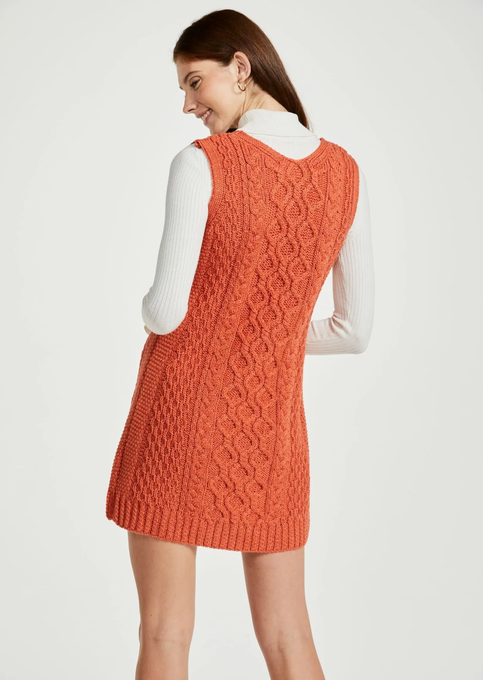 Ardmore Aran Ladies Sleeveless Dress | Clearance