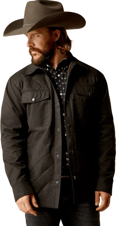 Ariat Men's Black Grizzly Shirt Jacket