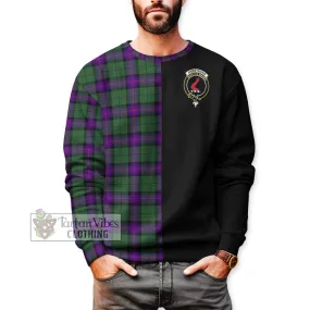 Armstrong Modern Tartan Sweatshirt with Family Crest and Half Of Me Style