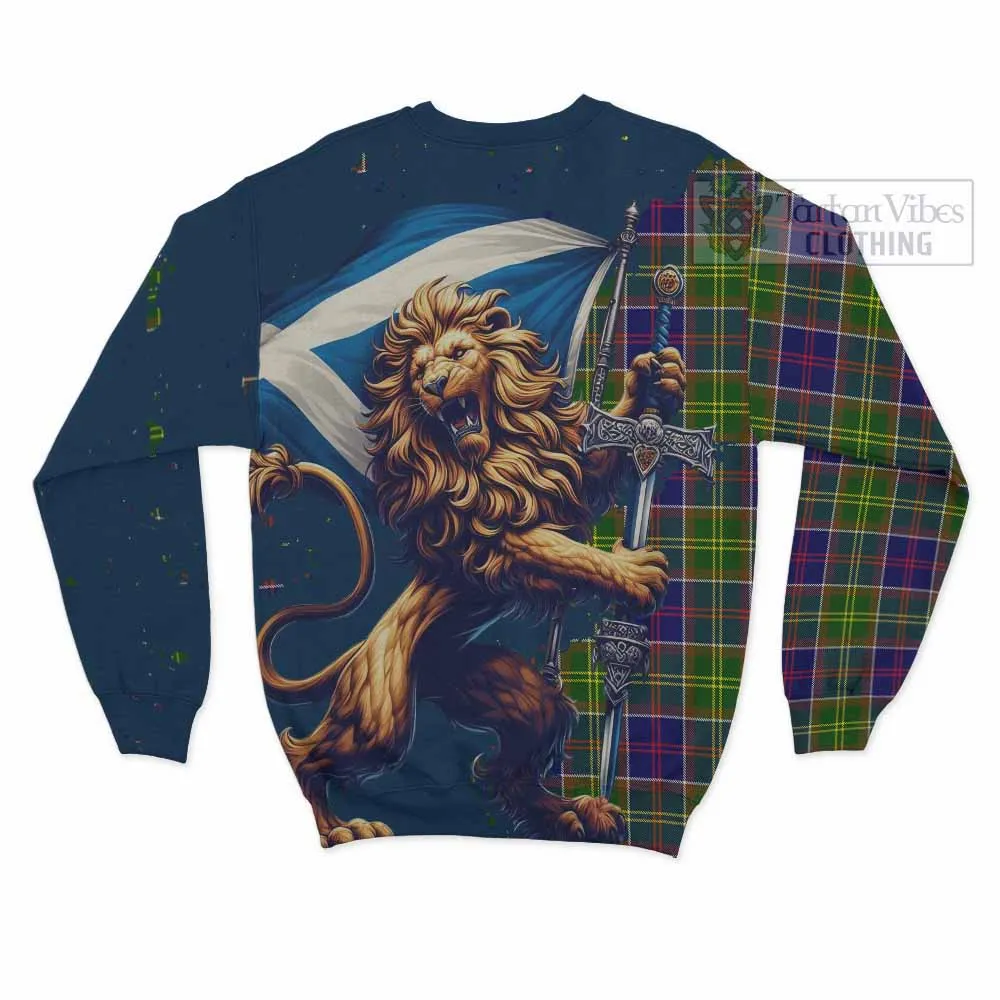 Arnott Tartan Family Crest Sweatshirt with Scottish Majestic Lion