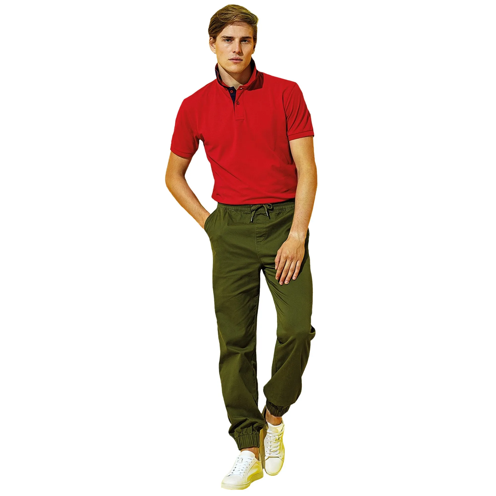 Asquith & Fox Mens Twill Jogging Bottoms