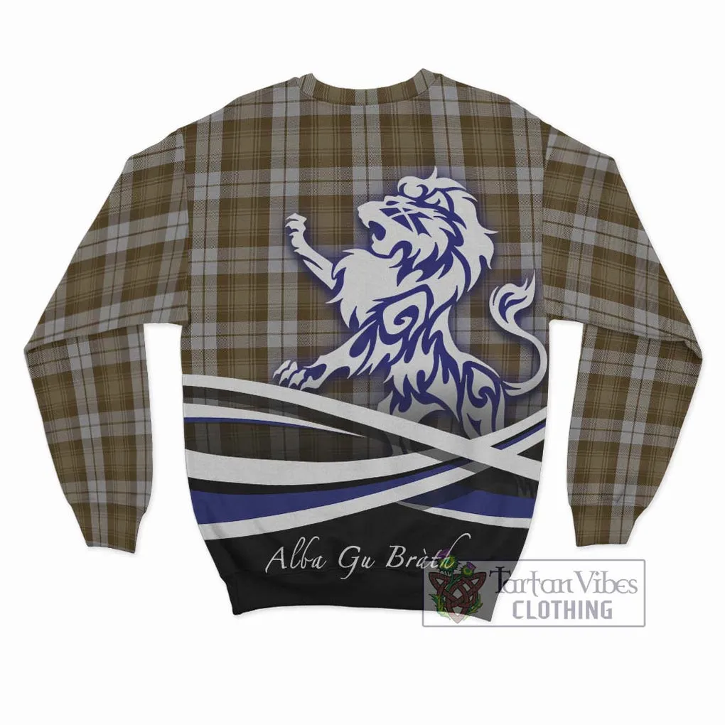 Baillie Dress Tartan Sweatshirt with Alba Gu Brath Regal Lion Emblem