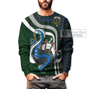 Baird Tartan Sweatshirt with Epic Bagpipe Style