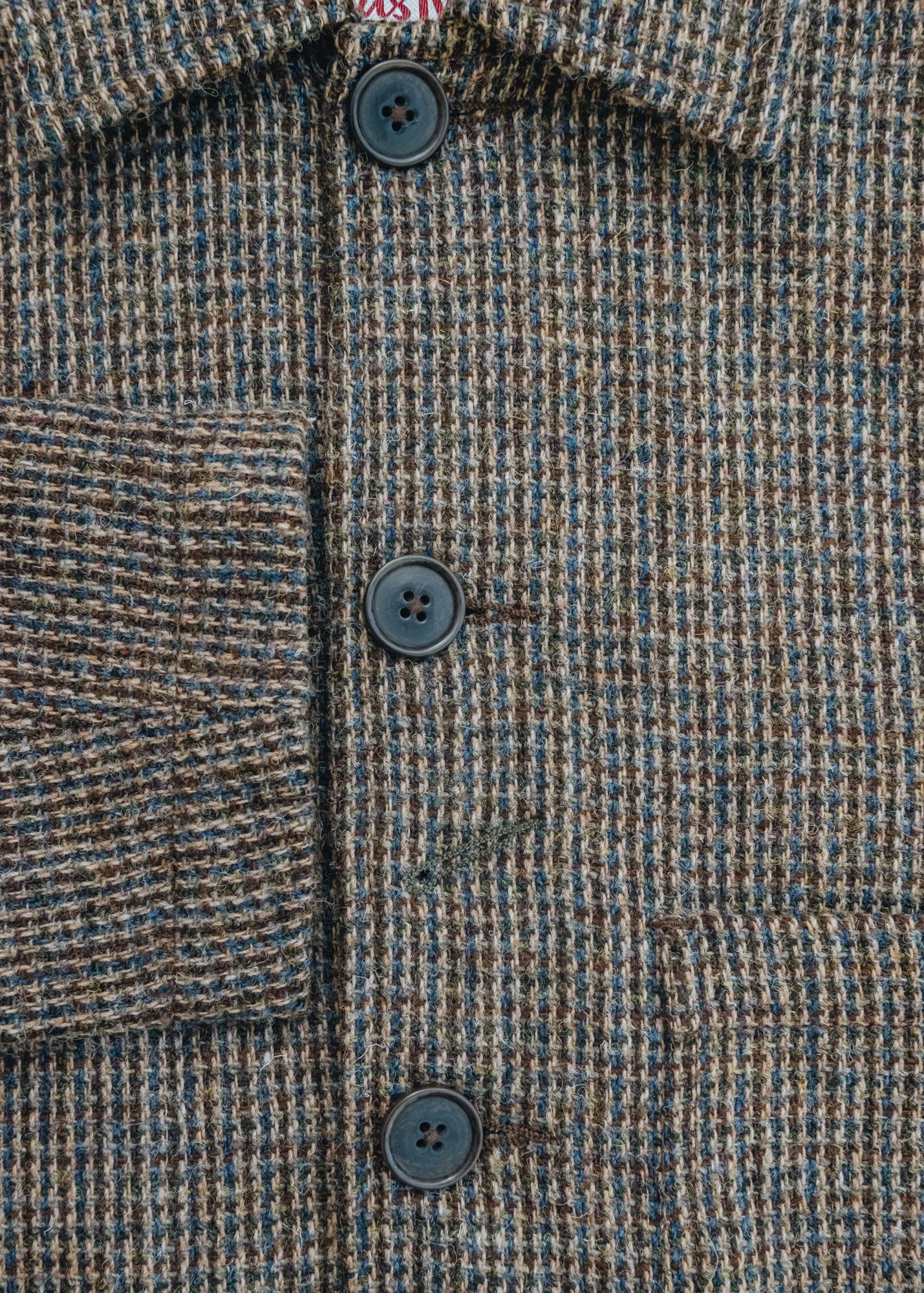 Bakers Jacket in Harris Tweed Brown