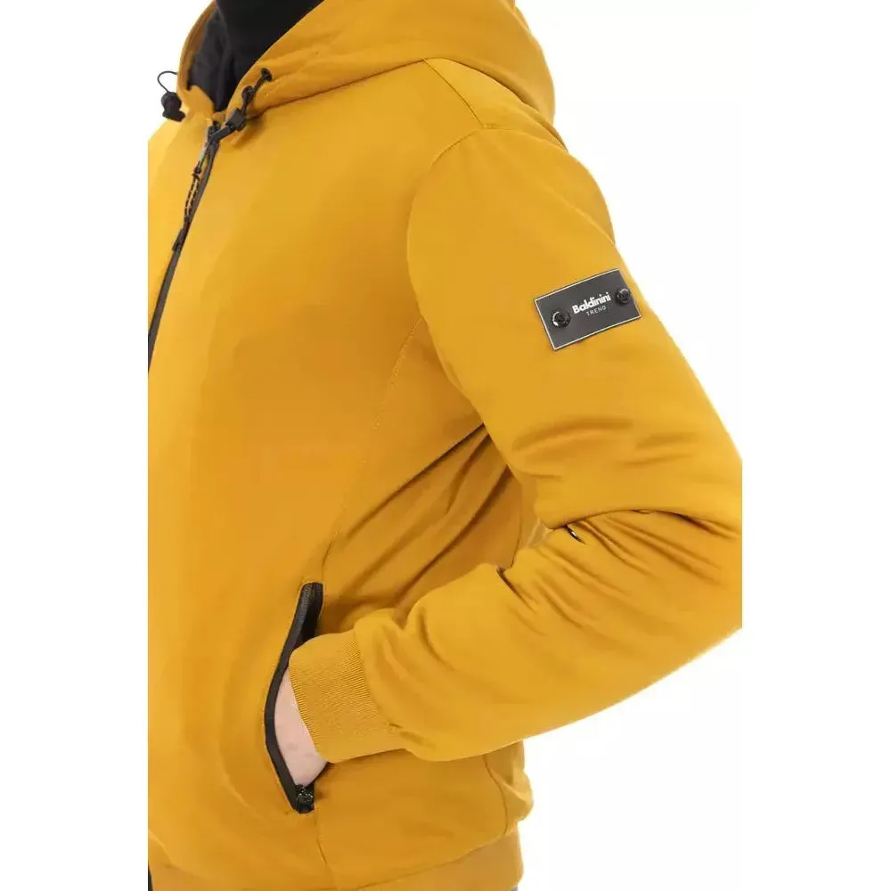 Baldinini Trend Yellow Polyester Men Jacket