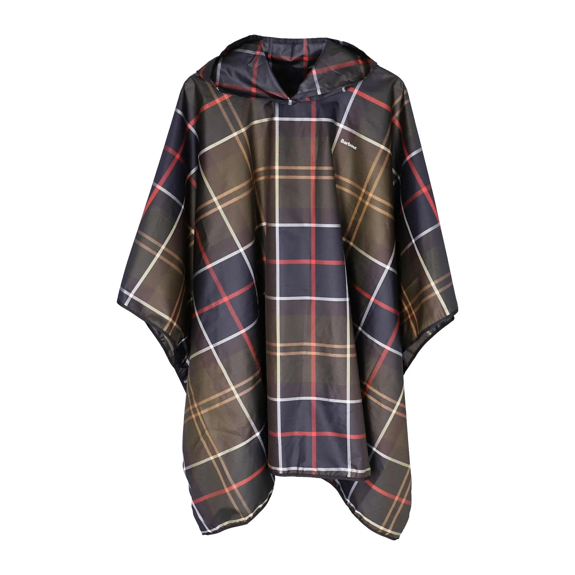 Barbour Women's Tartan Showerproof Poncho