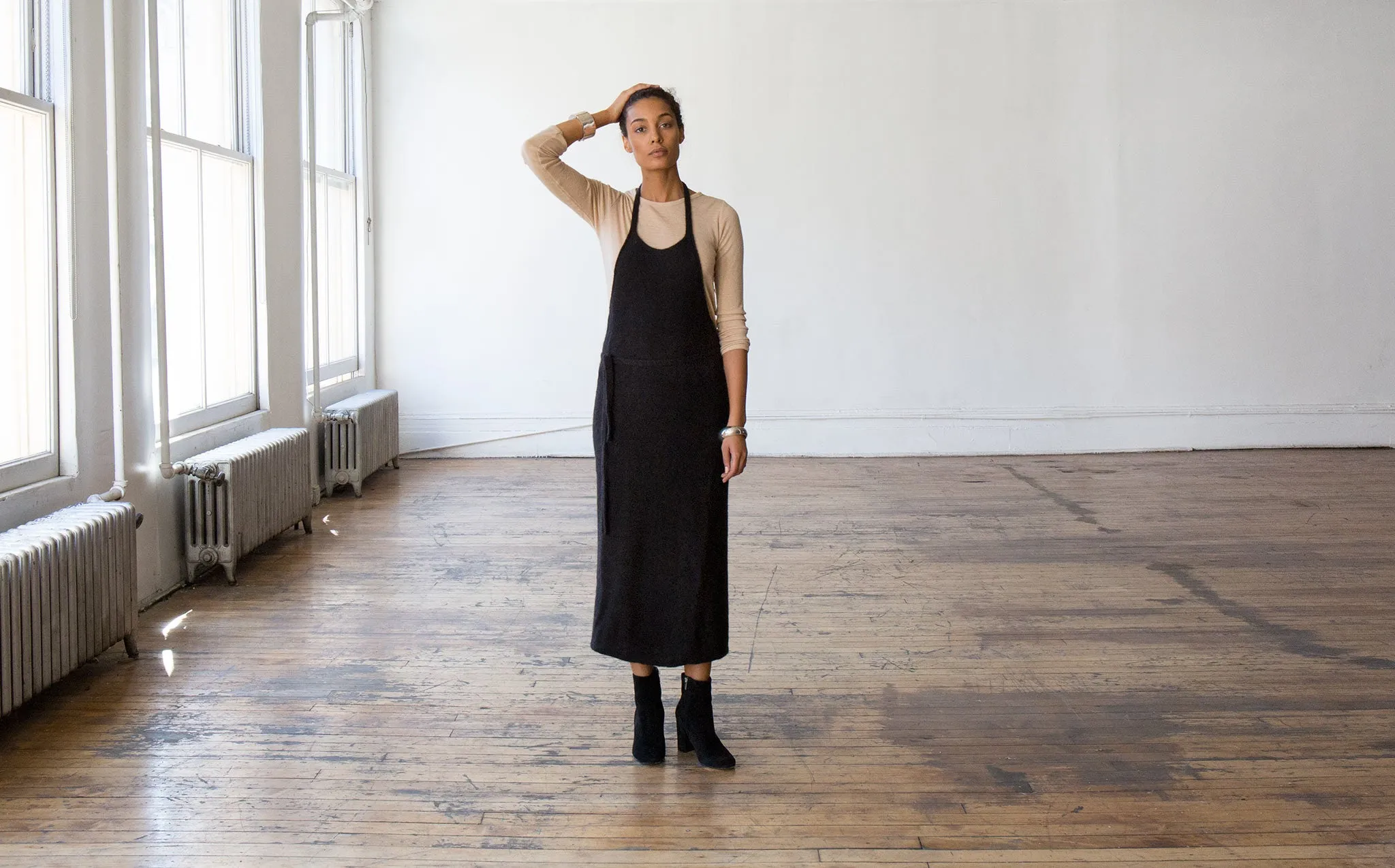 Baserange Knit Apron Dress