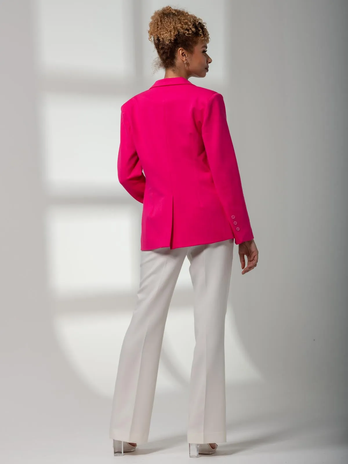 Baylin Tailored Blazer, Hot Pink