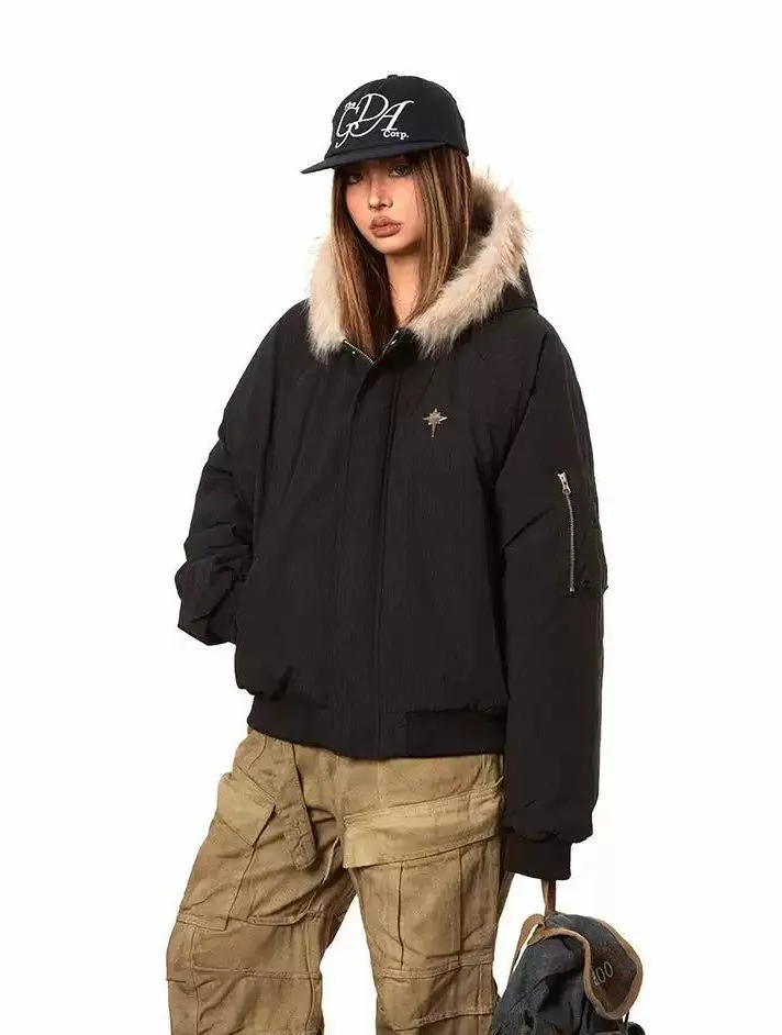 BB Fur Hood Puffer Jacket