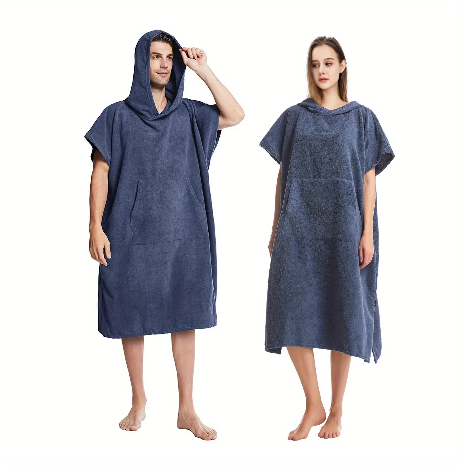 Beach Poncho:  Quick Dry Hooded Towel Robe