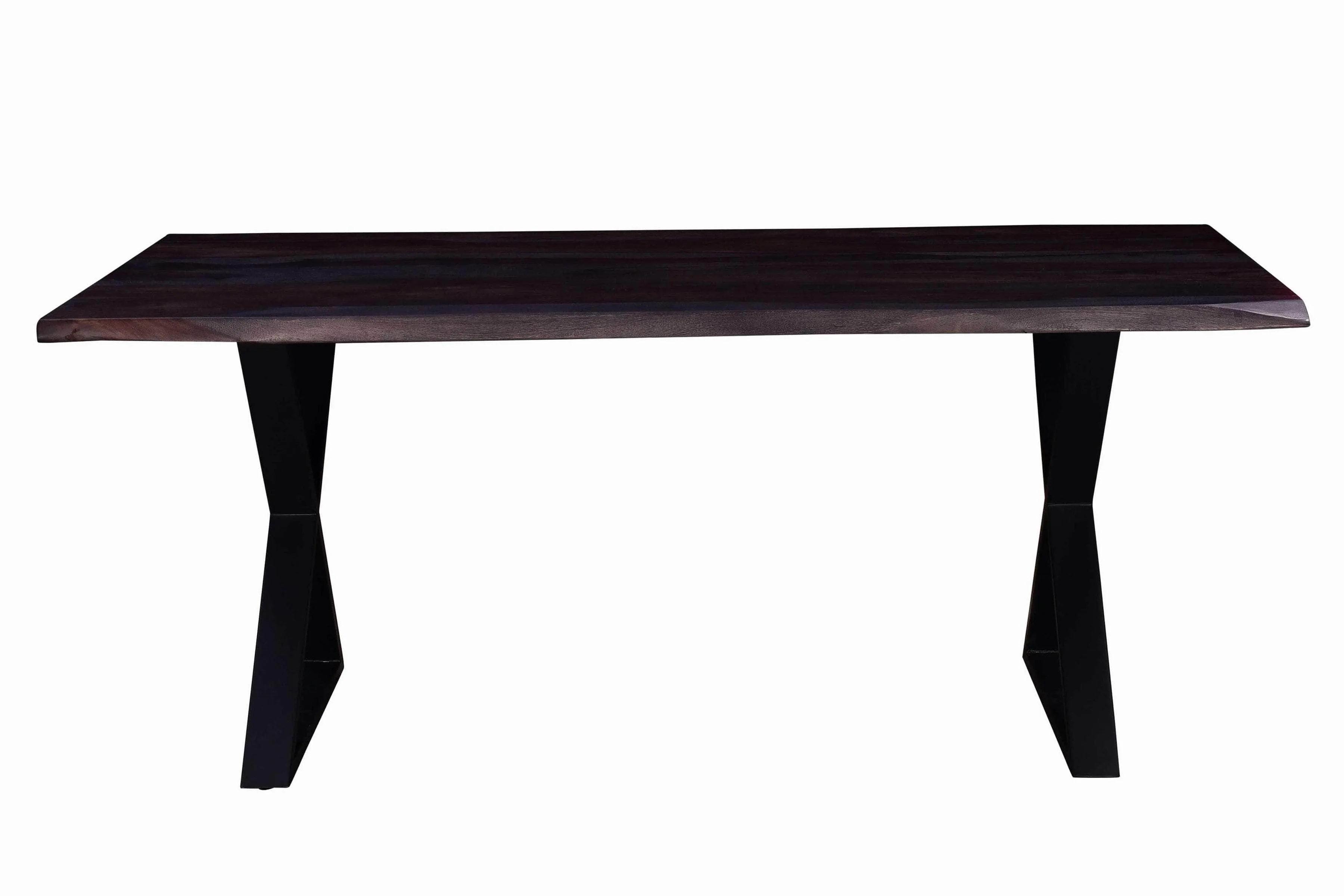 Beckett 84" Rectangular Wood Dining Table in Dark Brown