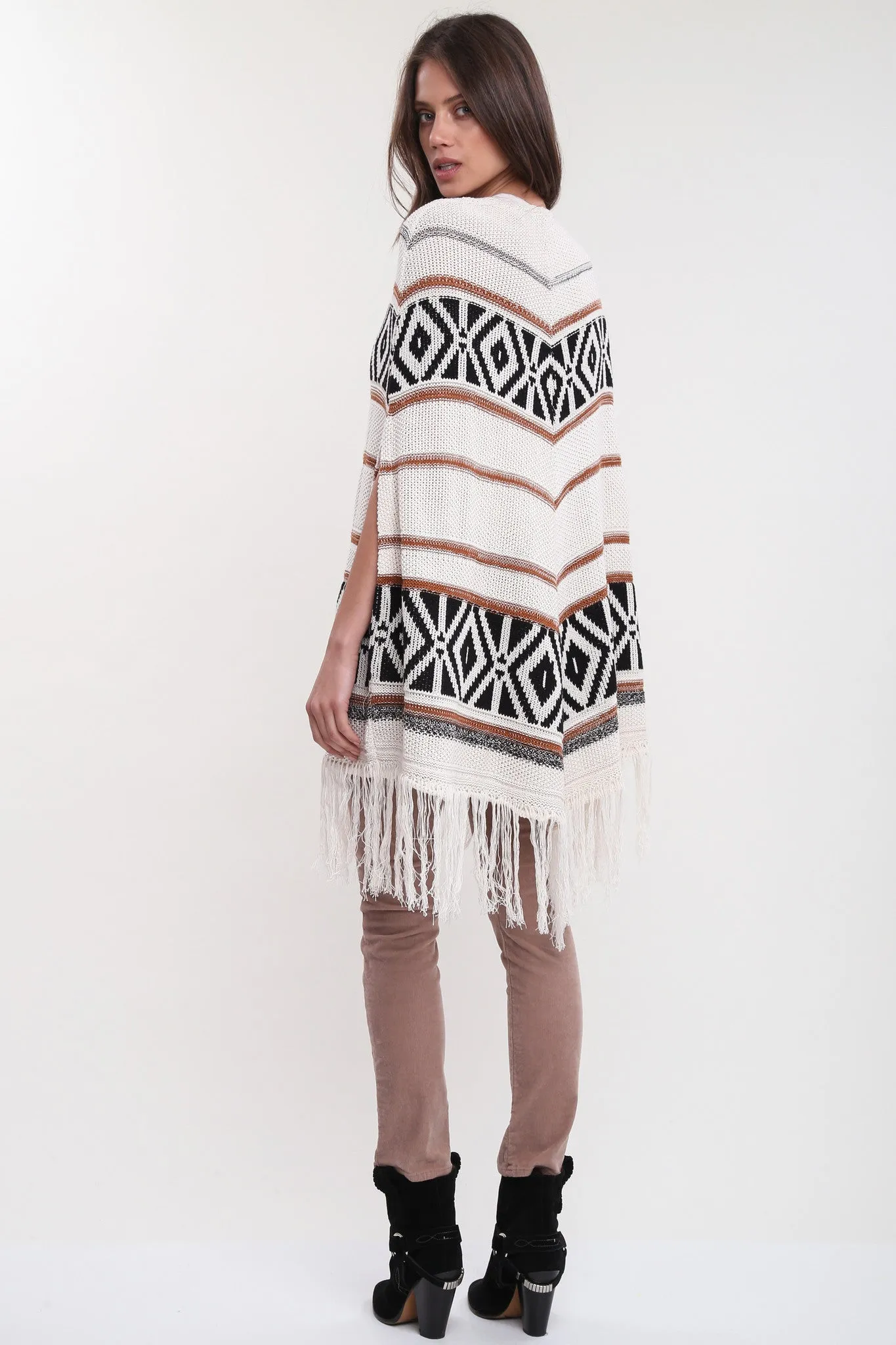 Benson Open Front Poncho in Evening Indulgence'LAST ONE'