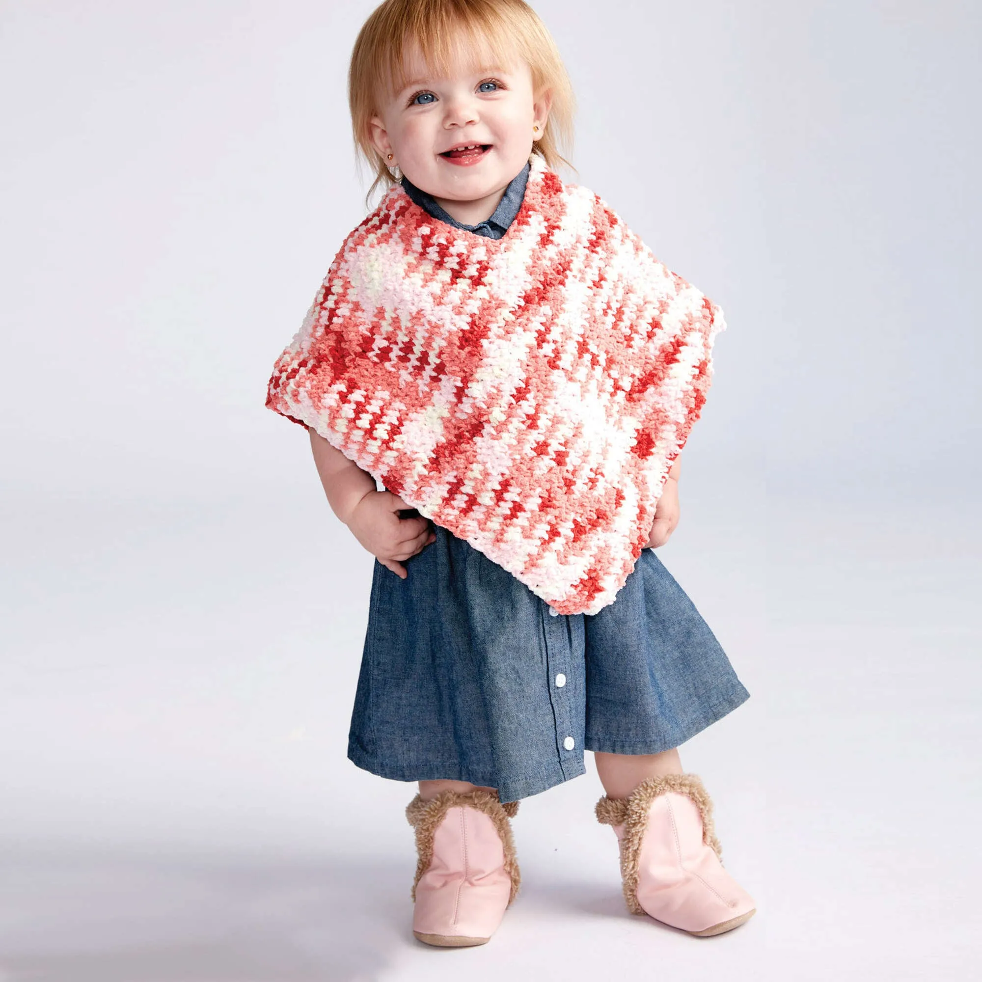 Bernat Simple Crochet Baby Poncho