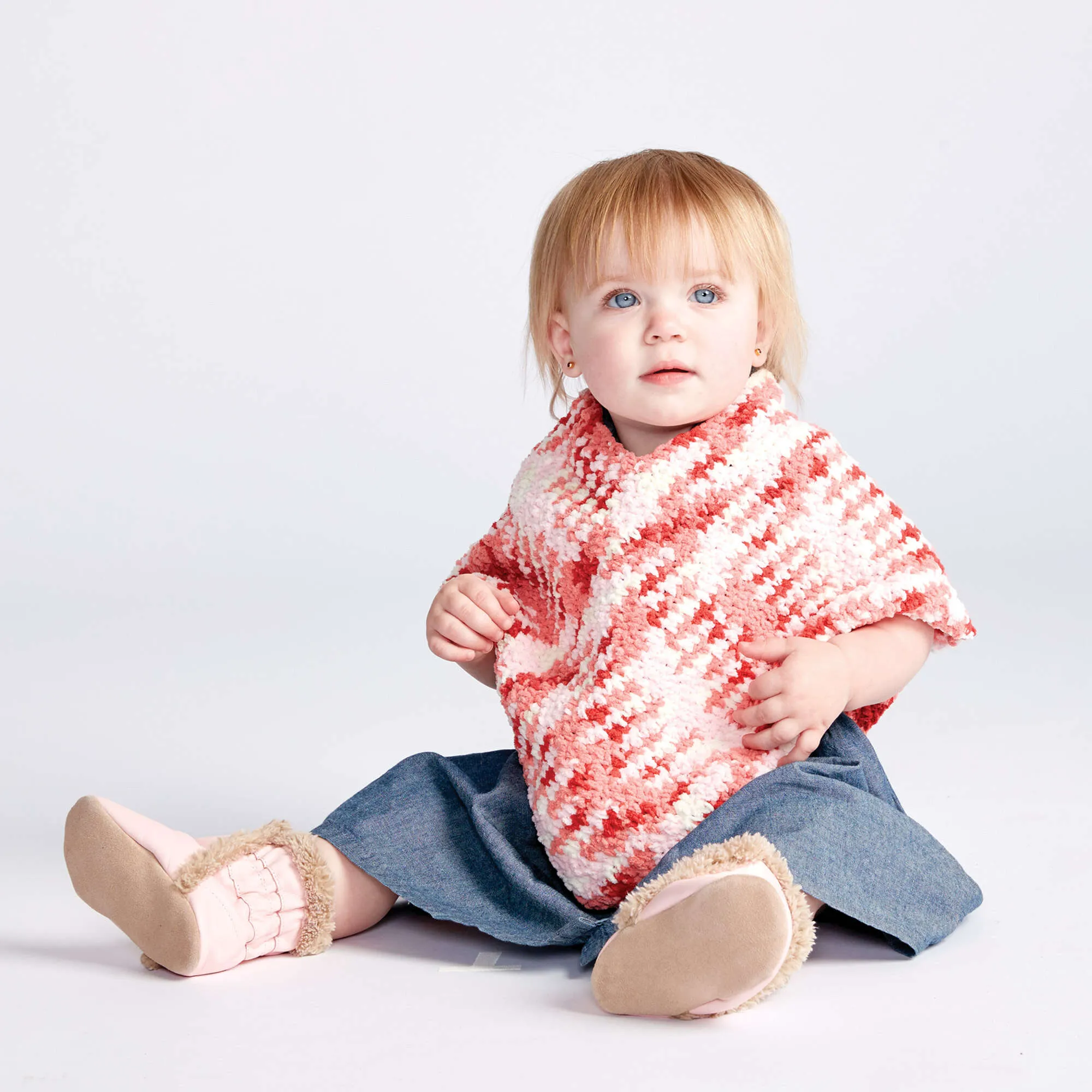 Bernat Simple Crochet Baby Poncho