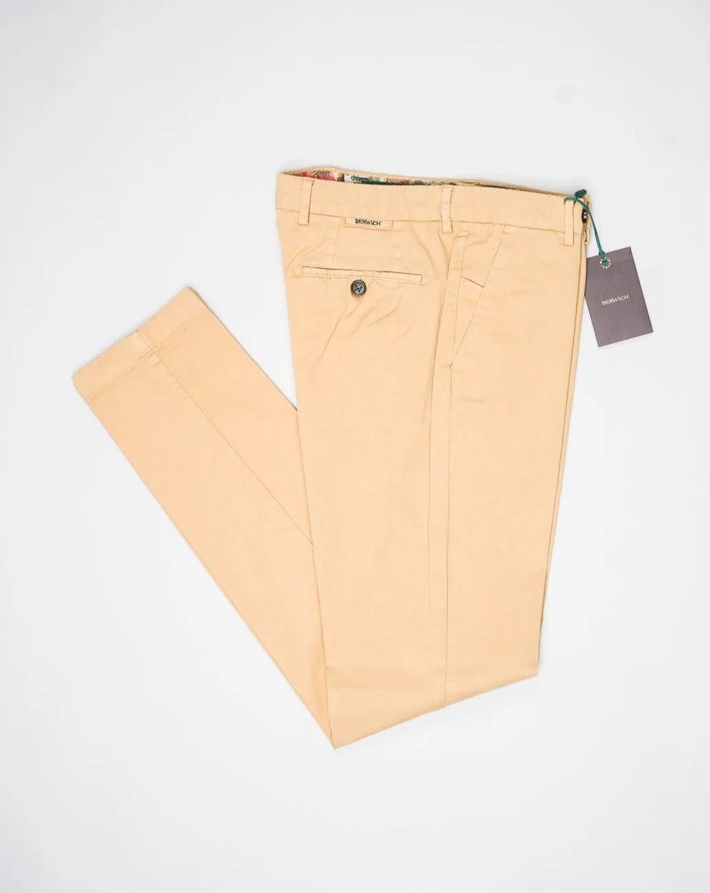 Berwich Morello Garment Dyed Chinos / Deserto