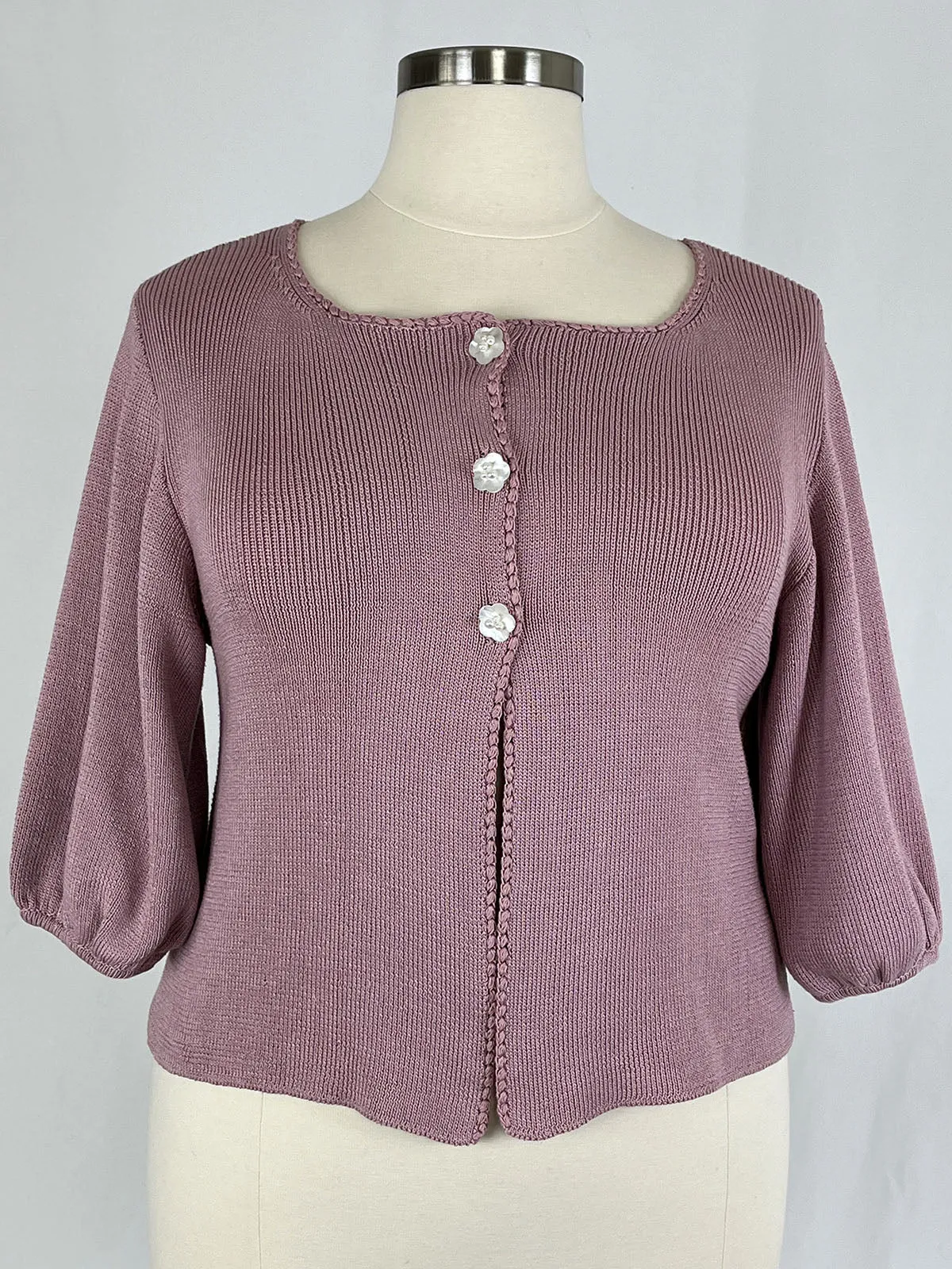 Beyond Threads Size XL (16/18) Dusty Rose Sweater