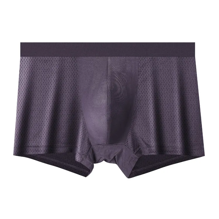 Big Size Range Mesh Ice Silk Cool Men's Boxer Brief