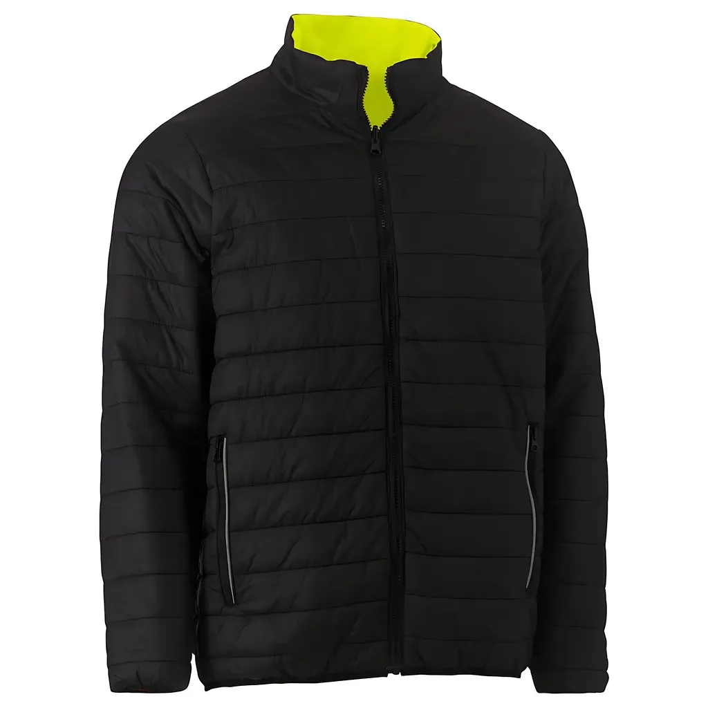 Bisley 333M6350H-YEL/S ANSI Type R Class 3 Reversible Puffer Jacket