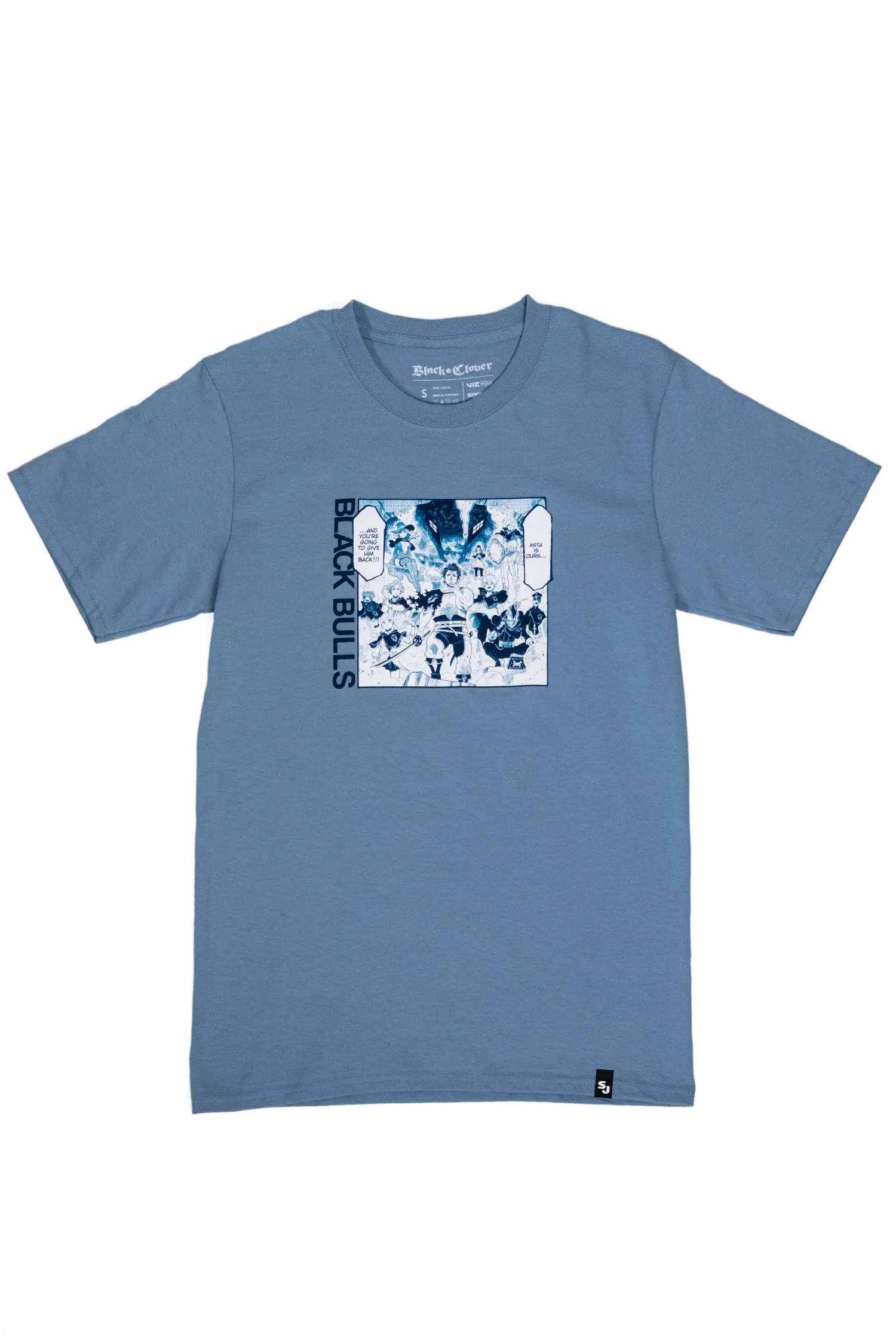 Black Clover Black Bulls Save Asta Tee - Stonewash Blue