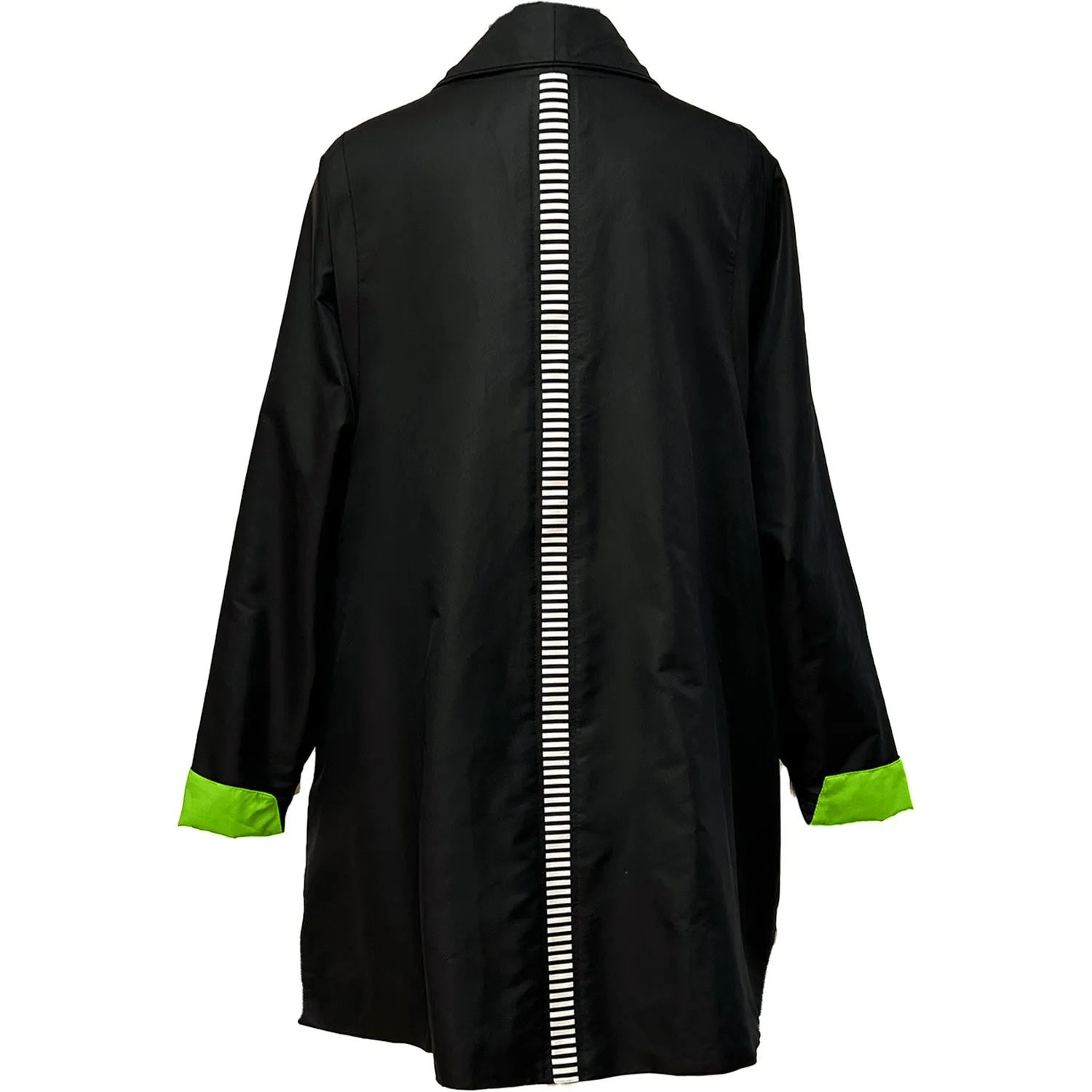 Black Pierre Stripe Raglan Jacket Green sale