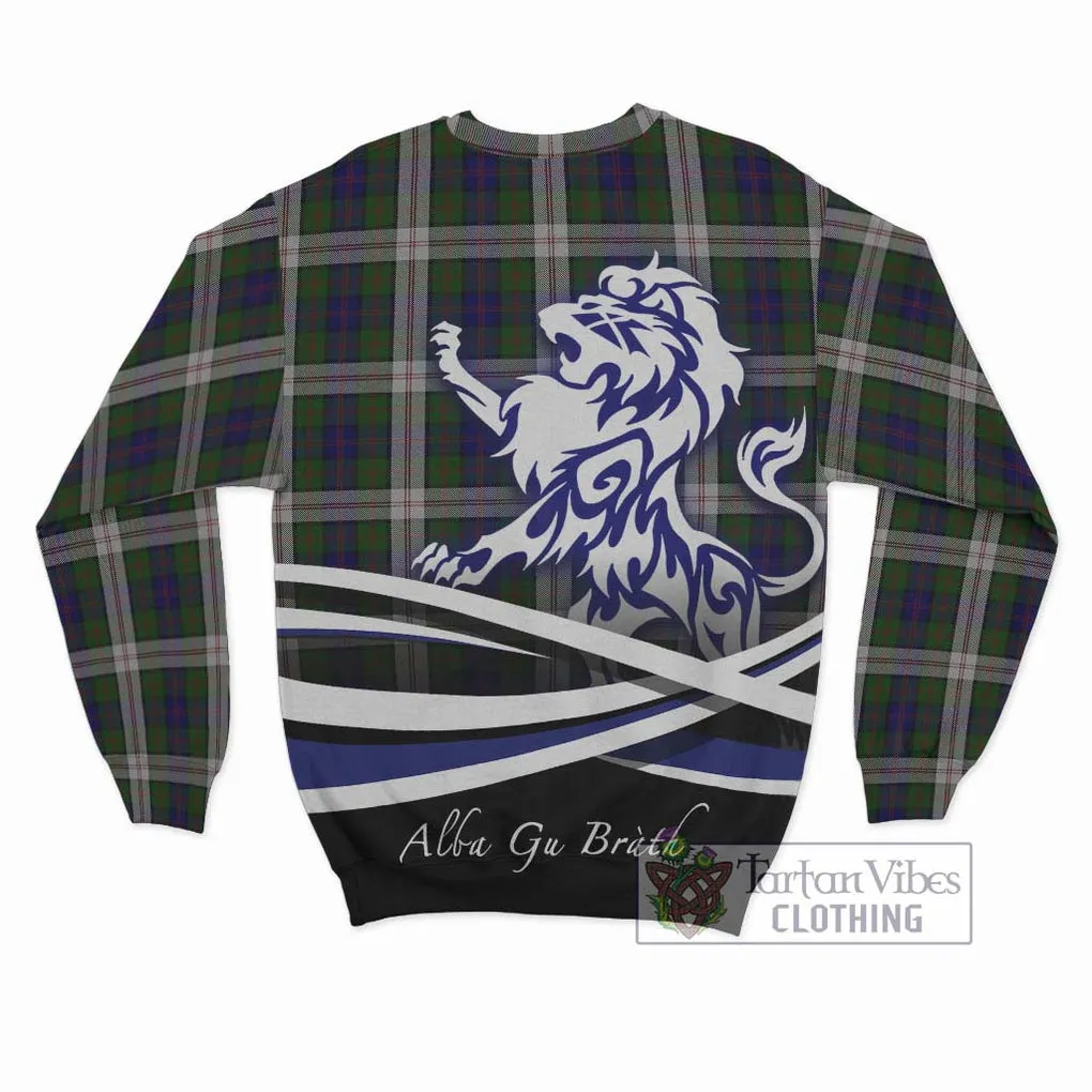 Blair Dress Tartan Sweatshirt with Alba Gu Brath Regal Lion Emblem