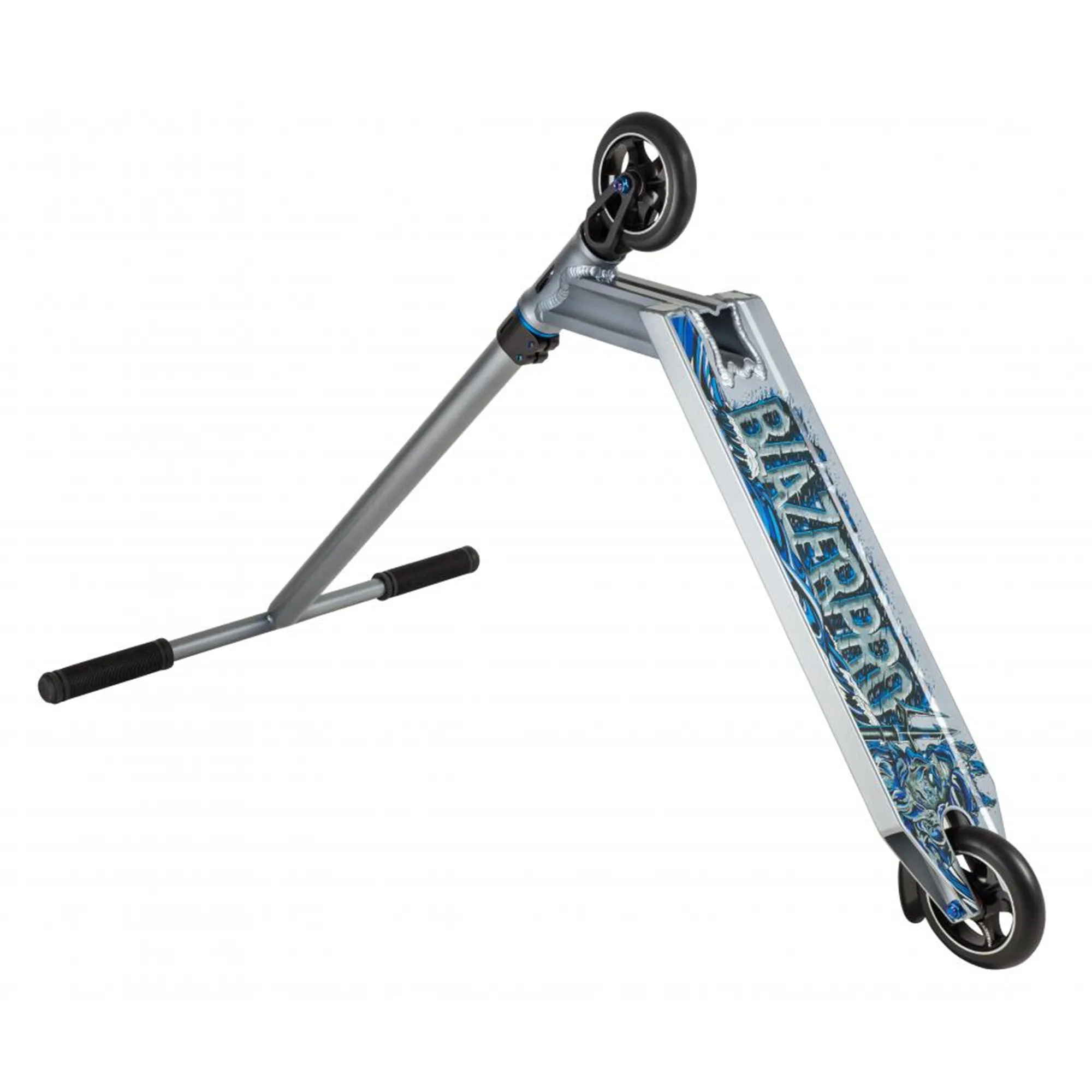 Blazer Pro Scooters Titan Poseidon Complete Stunt Scooter, Silver