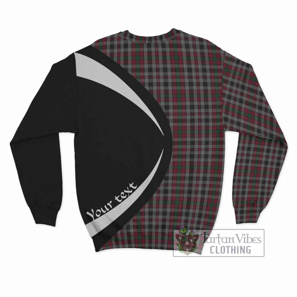 Borthwick Tartan Sweatshirt with Family Crest Circle Style