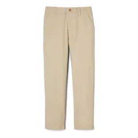 Boys' Straight Fit Chino Pants with Power Knees - Khaki