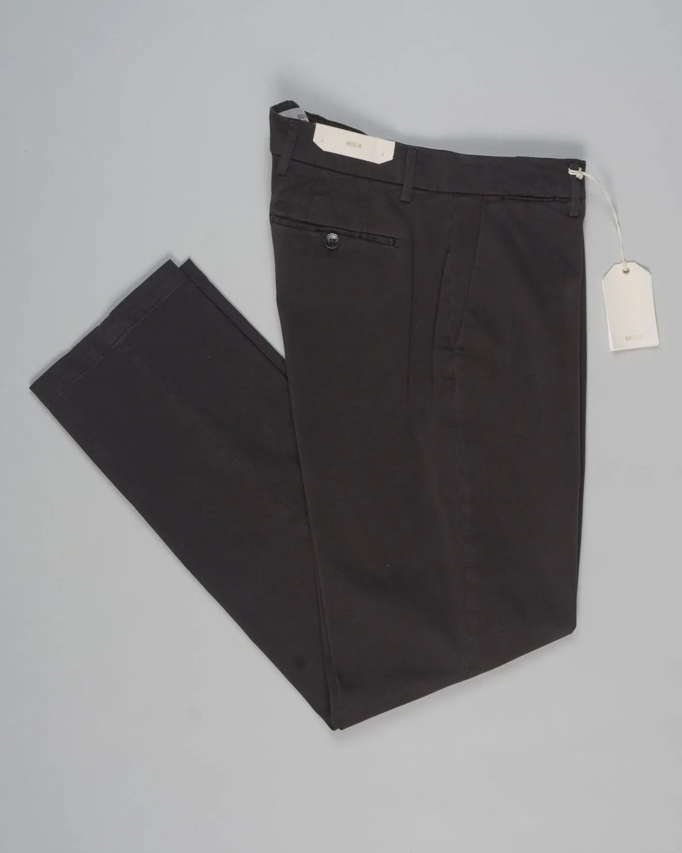 Briglia Garment Dyed Chinos / Dark Brown