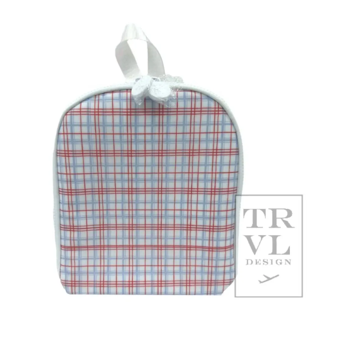 Bring It Lunch Tote - Classic Red Plaid