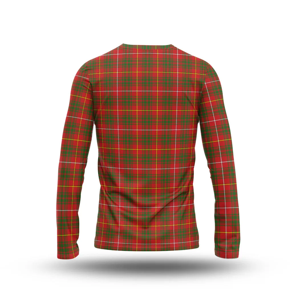 Bruce Modern Tartan Long Sleeve T-Shirt with Family Crest