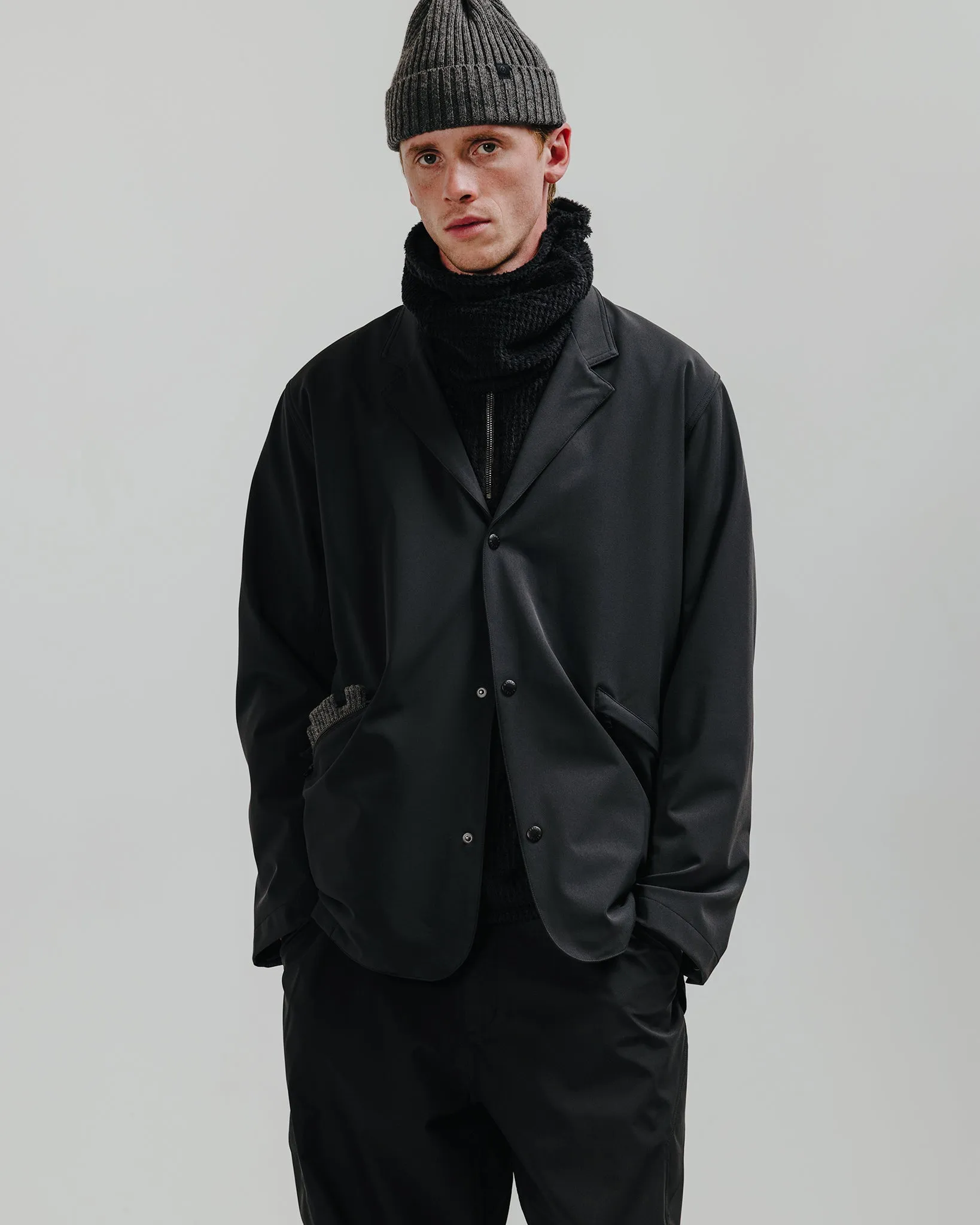 Bureau Jacket - GORE-TEX Windstopper® 3L Nylon Black