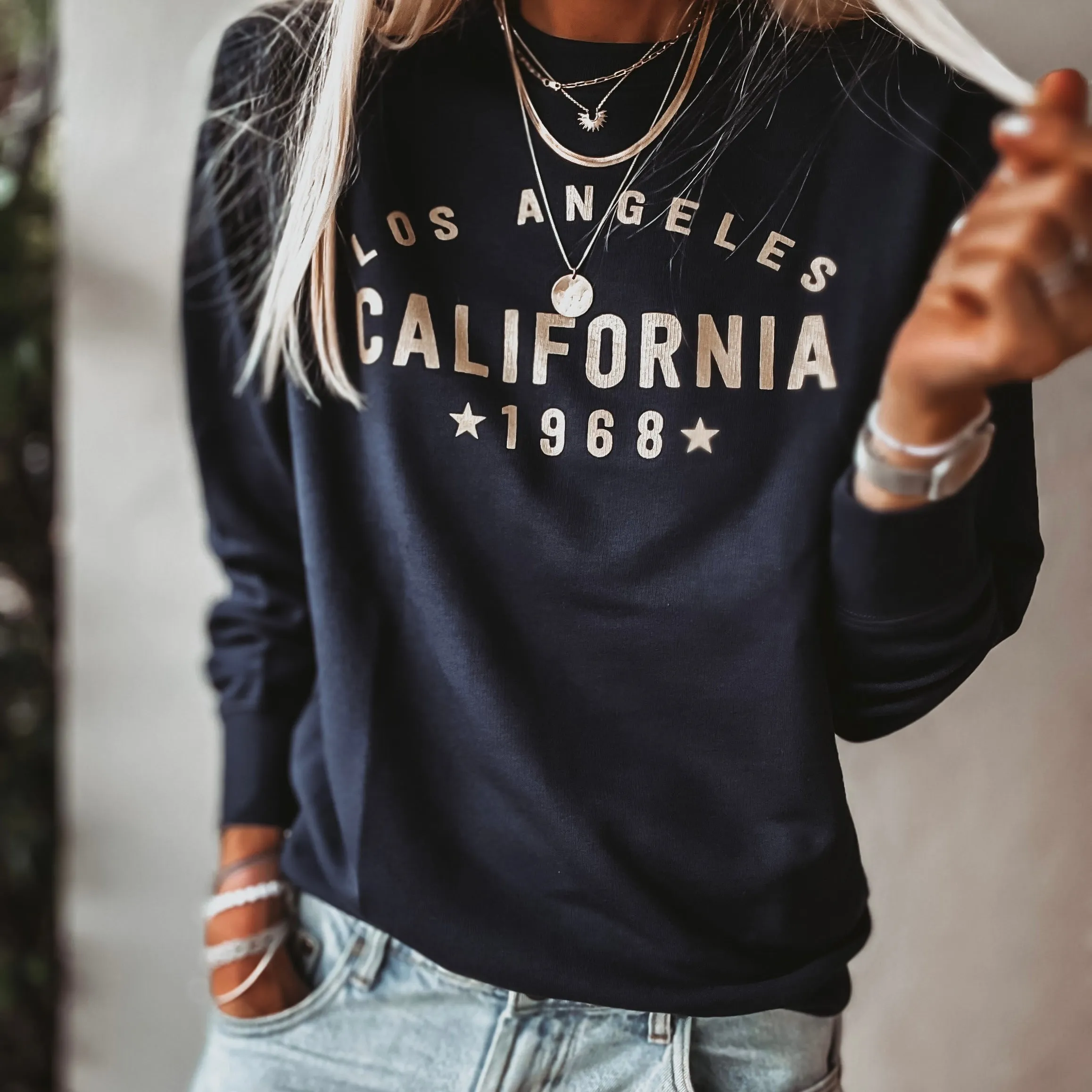 California Los Angeles NAVY/GOLD sweatshirt